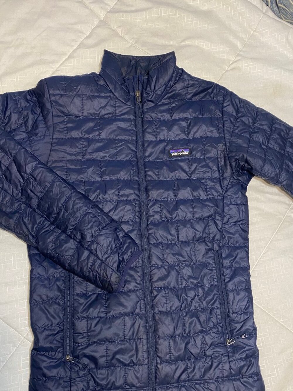 Patagonia Men's Nano Puff Full Zip Insulated Jacket Blue